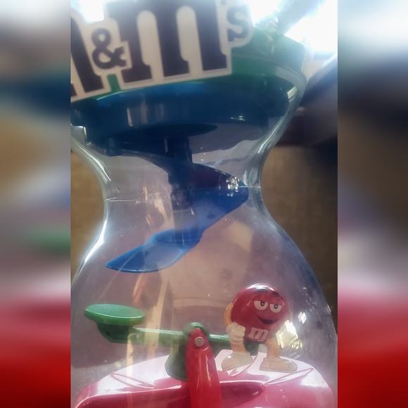 M&Ms Spiral Slide Hour Glass Candy Dispenser - Picture 2 of 3